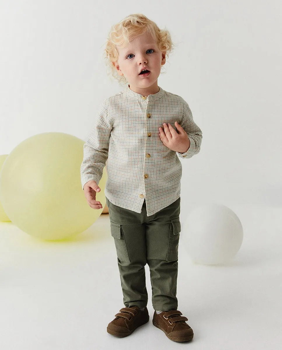 Брюки карго из холста Sfera, темно-зеленый
Брюки карго из холста Sfera, темно-зеленый