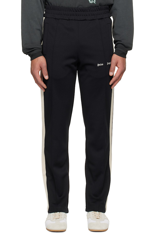 Palm Angels Черные спортивные брюки с классическим логотипом
Palm Angels Черные спортивные брюки с классическим логотипом
