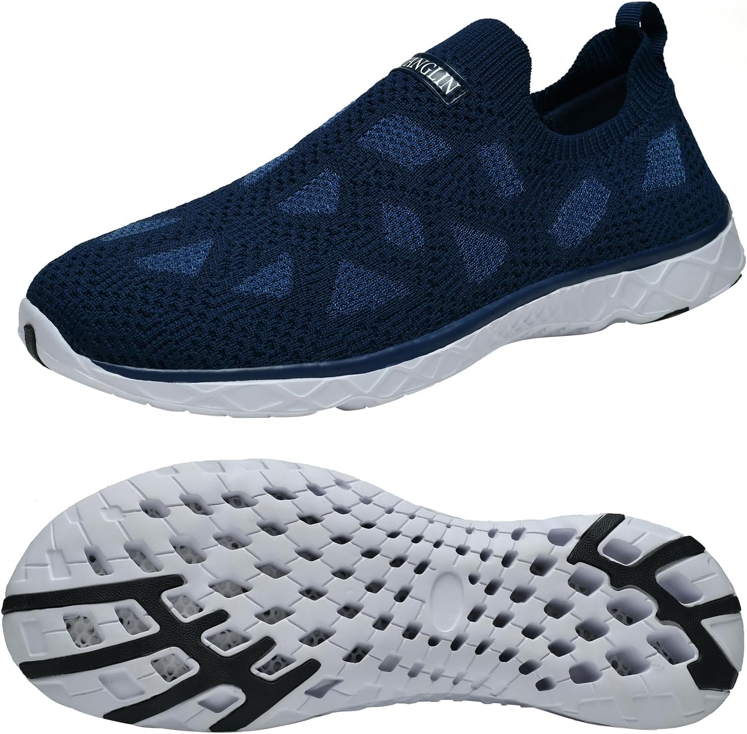 Мужские водные кроссовки с быстрой сушкой, слив за 3 секунды и для плавания, походов, йоги Zhuanglin, темно-синий
Мужские водные кроссовки с быстрой сушкой, слив за 3 секунды и для плавания, походов, йоги Zhuanglin, темно-синий