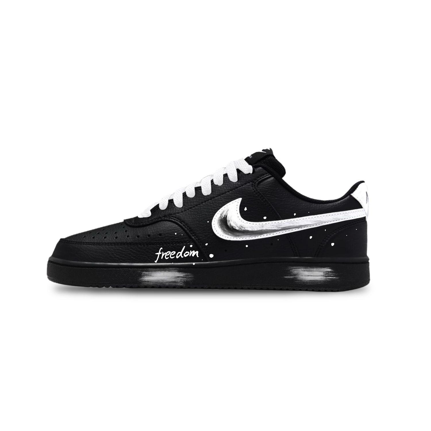 Court Vision 1 износостойкие и легкие низкие скейтборд кроссовки unisex Nike, черный
Court Vision 1 износостойкие и легкие низкие скейтборд кроссовки unisex Nike, черный