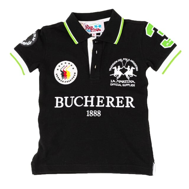 Рубашка-Поло с короткими рукавами для мальчиков и воротником с лацканами 2кп014 La Martina, черный
Рубашка-Поло с короткими рукавами для мальчиков и воротником с лацканами 2кп014 La Martina, черный