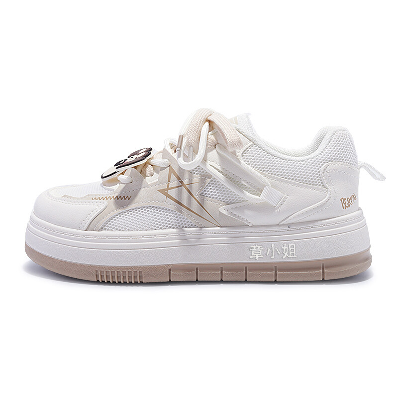 Кеды, скейтборд обувь женская низкая Miss Zhang, розовый 
Кеды, скейтборд обувь женская низкая Miss Zhang, розовый