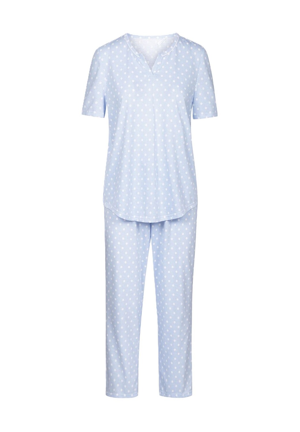 Умная повседневная хлопковая пижама-капри для женщин RÖSCH, цвет 16361 Skyblue
Умная повседневная хлопковая пижама-капри для женщин RÖSCH, цвет 16361 Skyblue
