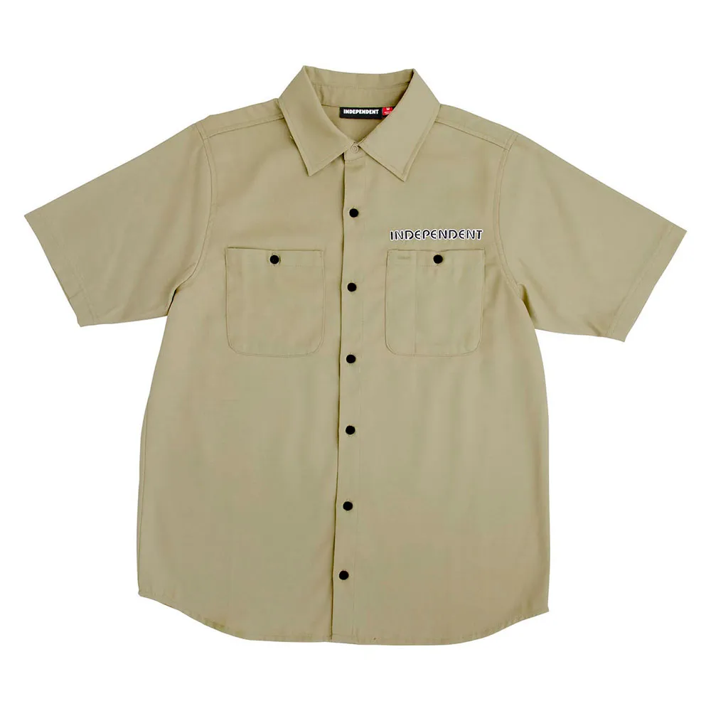 Рубашка с коротким рукавом Independent Union work, бежевый
Рубашка с коротким рукавом Independent Union work, бежевый