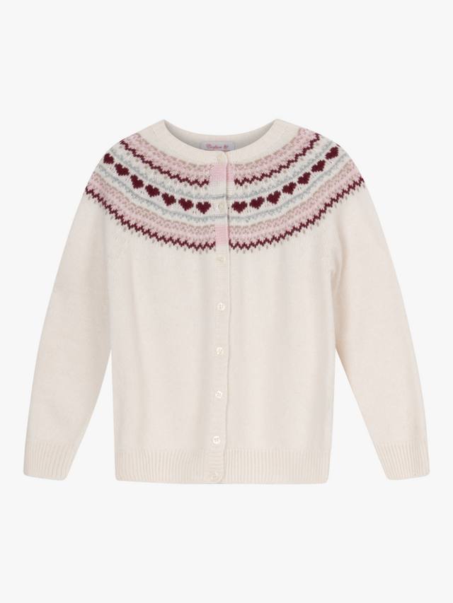 Детский кардиган Baby Natasha из шерстяной смеси в стиле Fair Isle Trotters, Winter White/Pink
Детский кардиган Baby Natasha из шерстяной смеси в стиле Fair Isle Trotters, Winter White/Pink