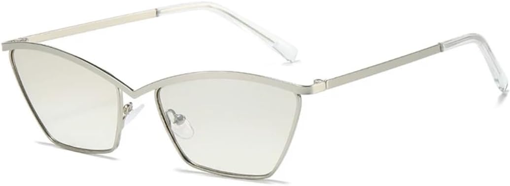 Солнцезащитные очки с защитой UV400 | Крупные металлические очки в стиле «кошачий глаз» в стиле панк | для женщин и мужчин, для занятий спортом на открытом воздухе и вождения DSVIGF, Silver-lightsilver
Солнцезащитные очки с защитой UV400 | Крупные металлические очки в стиле «кошачий глаз» в стиле панк | для женщин и мужчин, для занятий спортом на открытом воздухе и вождения DSVIGF, Silver-lightsilver