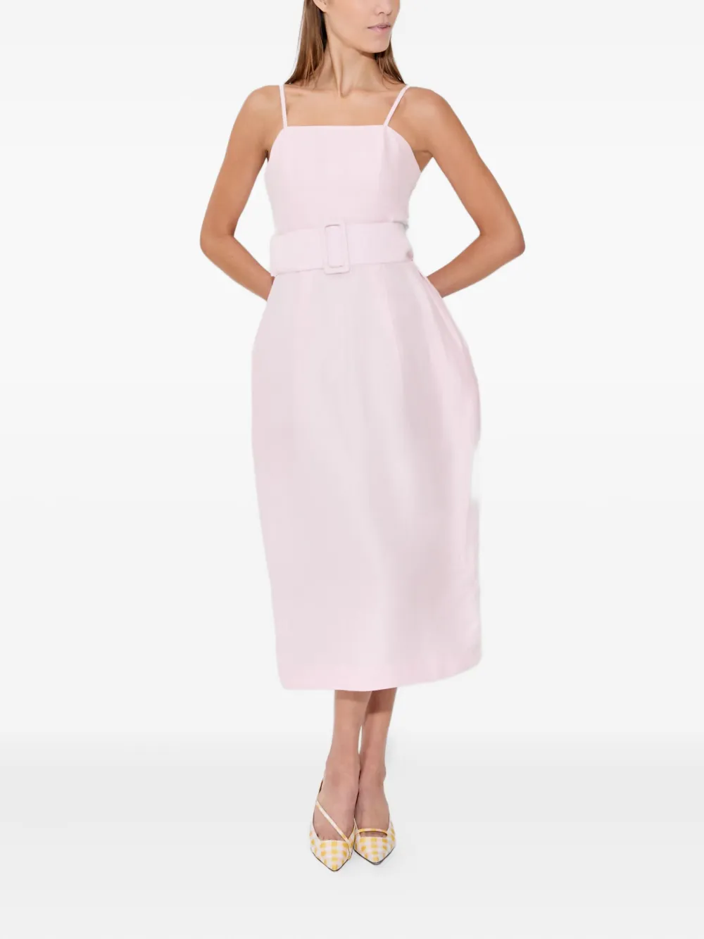 Платье Artichoke с поясом Rosie Assoulin, розовый
Платье Artichoke с поясом Rosie Assoulin, розовый