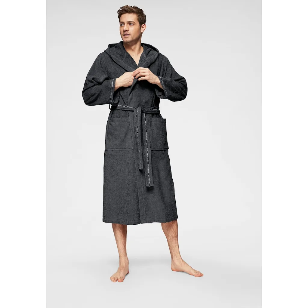 Мужской халат Danny, стандартная длина и увеличенная длина, также в очень длинном варианте, гостиничный халат 1 шт., с логотипами, мужской халат из 100% хлопка, размеры S-4XL Bruno Banani, антрацит
Мужской халат Danny, стандартная длина и увеличенная длина, также в очень длинном варианте, гостиничный халат 1 шт., с логотипами, мужской халат из 100% хлопка, размеры S-4XL Bruno Banani, антрацит