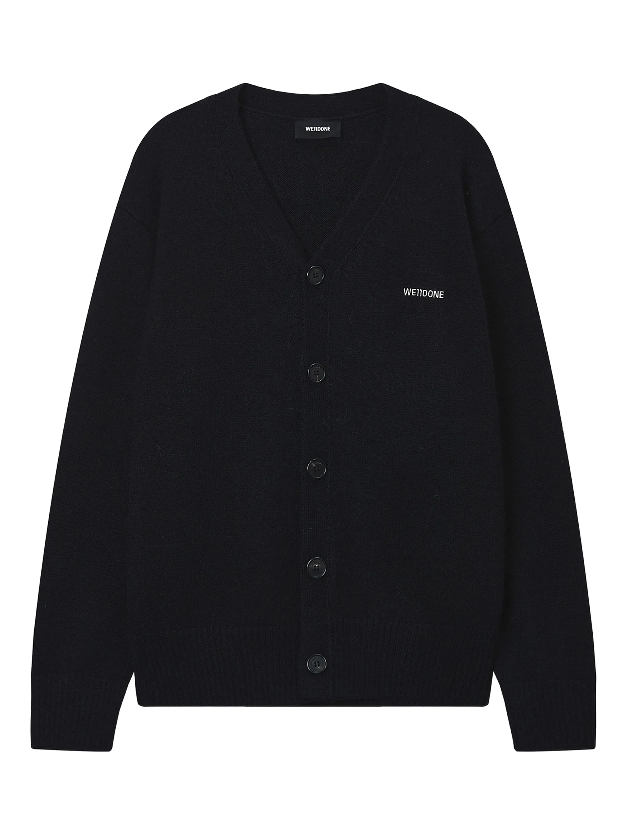 Кардиган на пуговицах We11Done, черный
Кардиган на пуговицах We11Done, черный