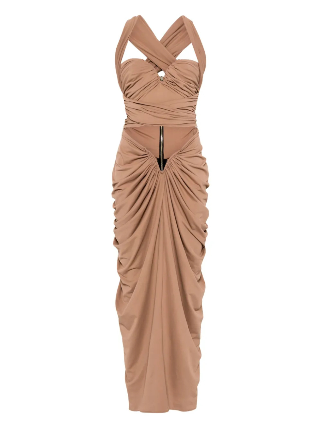 Платье макси с драпировкой MITILIANE COUTURE, коричневый
Платье макси с драпировкой MITILIANE COUTURE, коричневый