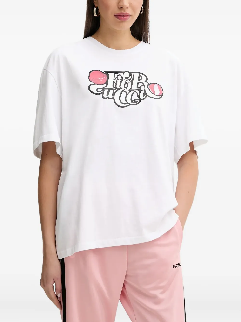 Футболка с графичным принтом Fiorucci, белый
Футболка с графичным принтом Fiorucci, белый