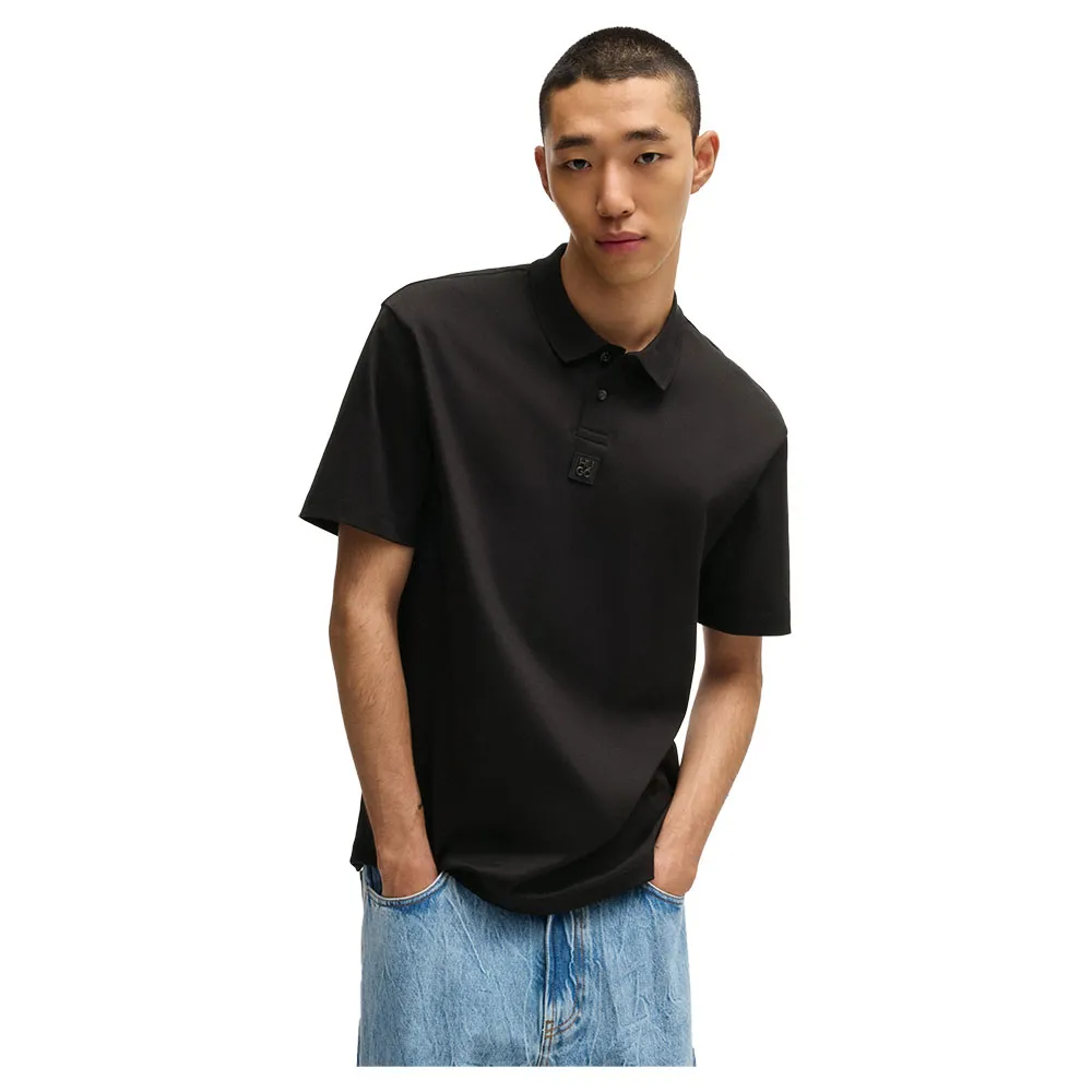 Поло с коротким рукавом HUGO Deabono 01, черный
Поло с коротким рукавом HUGO Deabono 01, черный