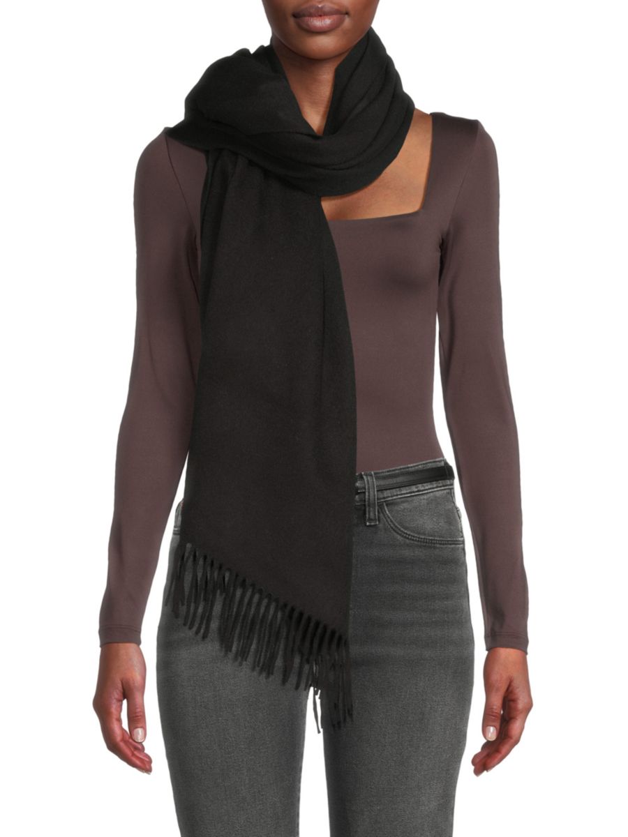 Шарф из мериносовой шерсти Vince, черный
Шарф из мериносовой шерсти Vince, черный