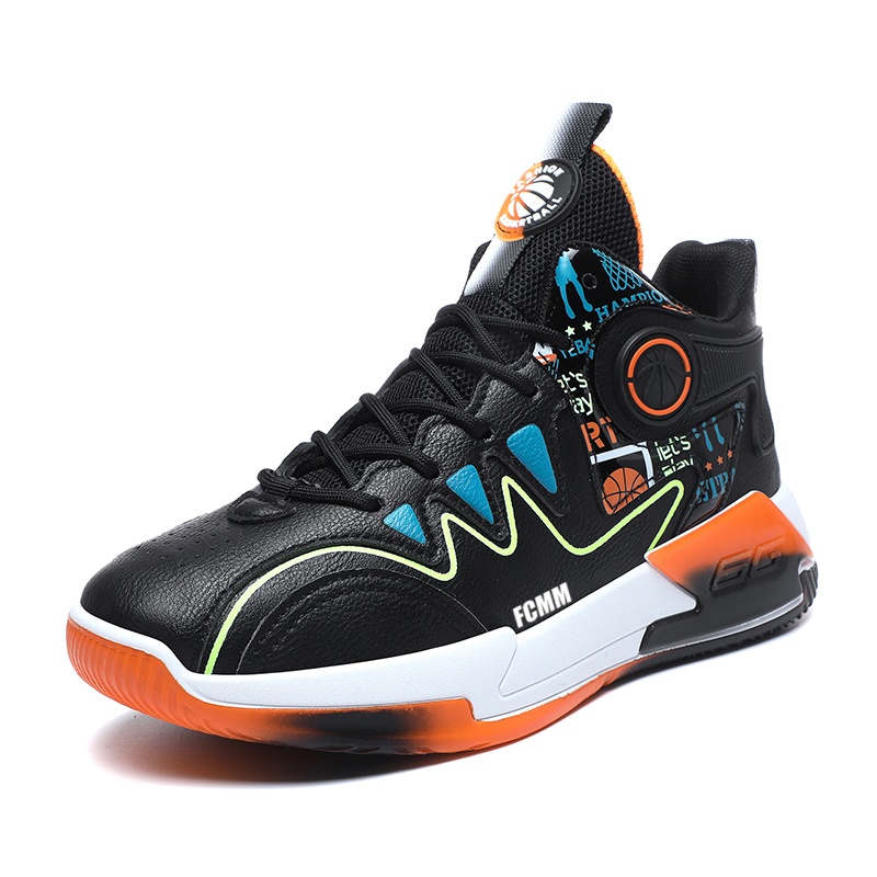 Противоскользящие износостойкие детские баскетбольные кроссовки для детей FCMM, черный/оранжевый
Противоскользящие износостойкие детские баскетбольные кроссовки для детей FCMM, черный/оранжевый