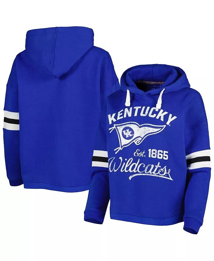 Женский пуловер с капюшоном Royal Distressed Kentucky Wildcats Super Pennant Pressbox
Женский пуловер с капюшоном Royal Distressed Kentucky Wildcats Super Pennant Pressbox