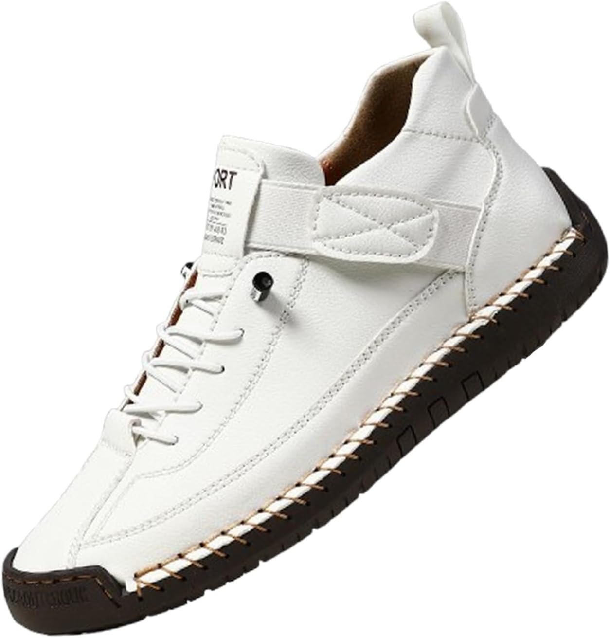 Удобные ортопедические кроссовки для женщин и мужчин, ручная работа, кожаные, мягкие, комфортные повседневные лоферы на плоской подошве Generic, белый
Удобные ортопедические кроссовки для женщин и мужчин, ручная работа, кожаные, мягкие, комфортные повседневные лоферы на плоской подошве Generic, белый