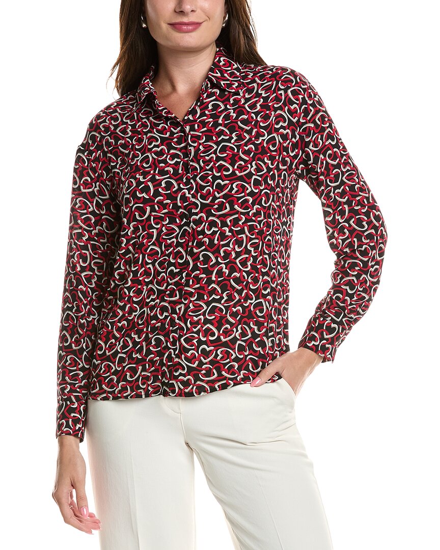 T Tahari Блузка с пуговицами, красный
T Tahari Блузка с пуговицами, красный