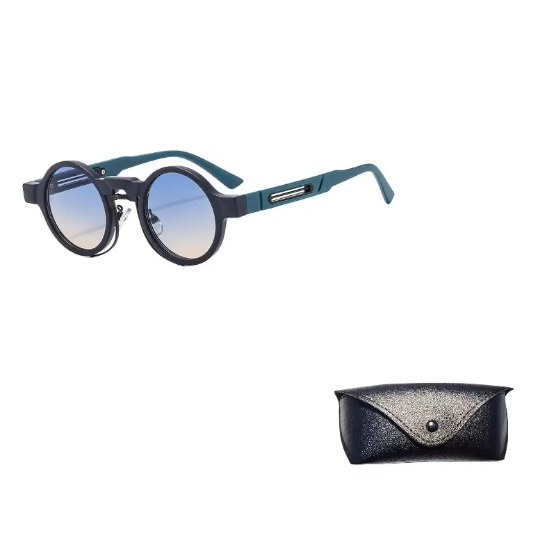 JEANSWEST Круглые солнцезащитные очки унисекс, C5 Dark Blue Frame with Gradient Blue Yellow Lens
JEANSWEST Круглые солнцезащитные очки унисекс, C5 Dark Blue Frame with Gradient Blue Yellow Lens