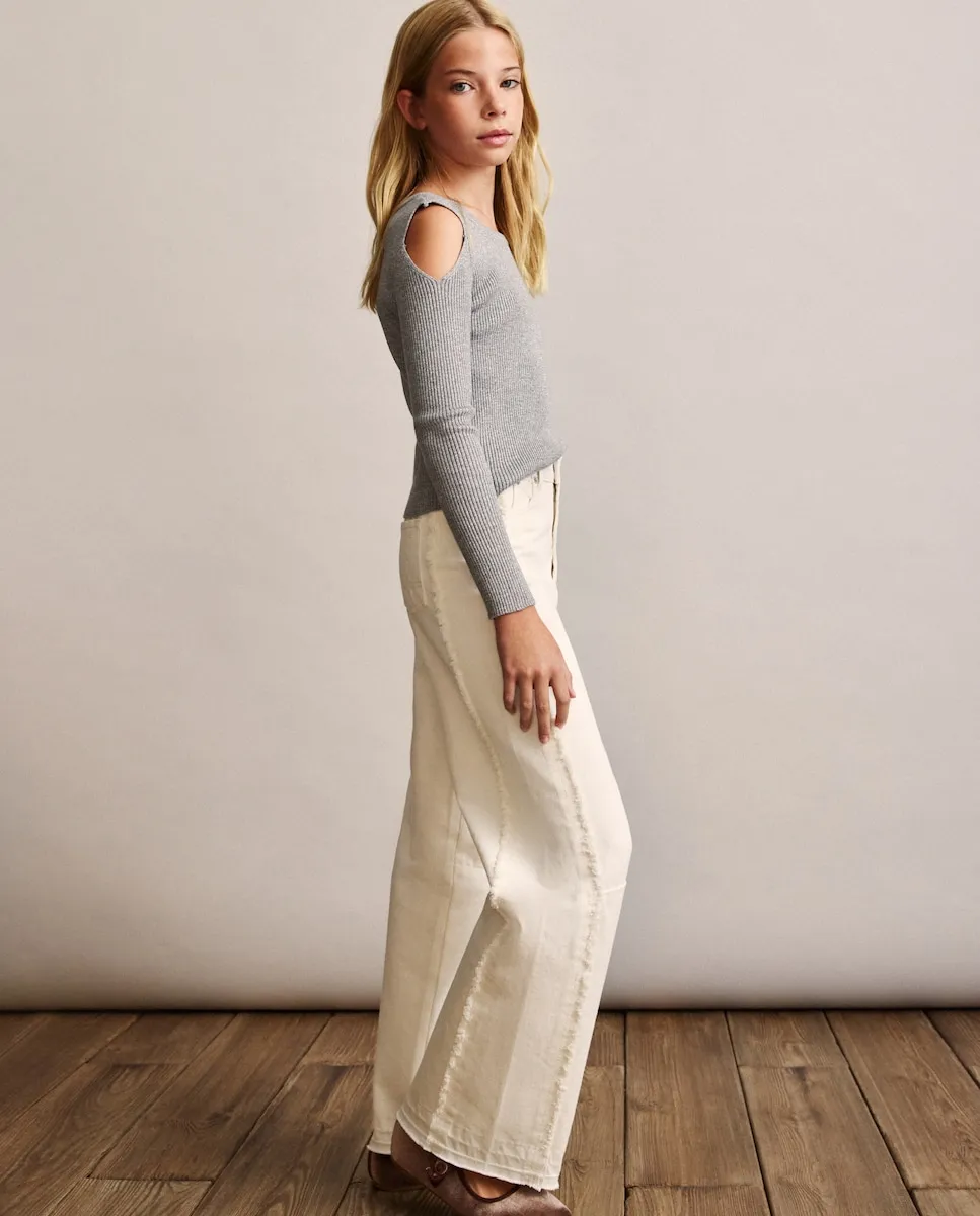 Вязаный джемпер с вырезами на плечах для девочки Coconut El Corte Inglés, светло-серый
Вязаный джемпер с вырезами на плечах для девочки Coconut El Corte Inglés, светло-серый