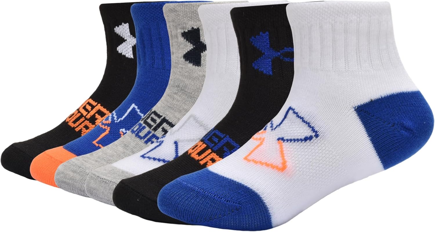 Under Armour детские носки Essential Quarter, набор, Throwback White
Under Armour детские носки Essential Quarter, набор, Throwback White