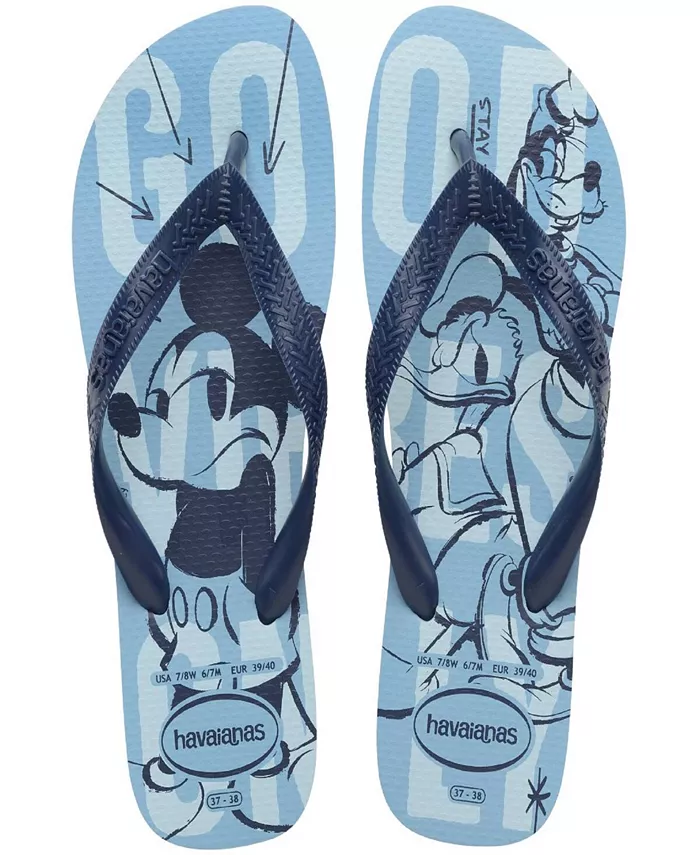 Мужские топовые сандалии Disney Havaianas, фиолетовый
Мужские топовые сандалии Disney Havaianas, фиолетовый