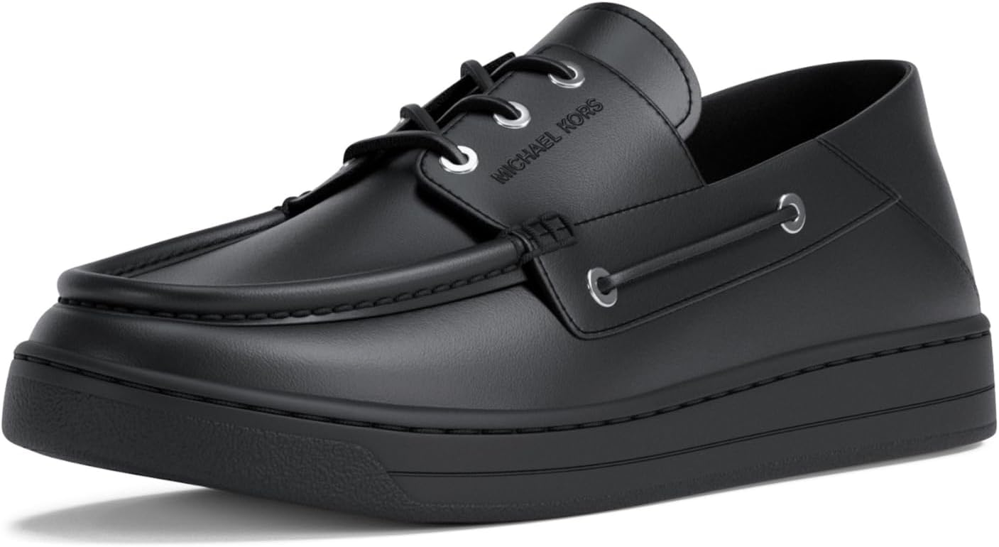 Кроссовки Michael Kors Men's Aiden Boat Shoe, Black
Кроссовки Michael Kors Men's Aiden Boat Shoe, Black