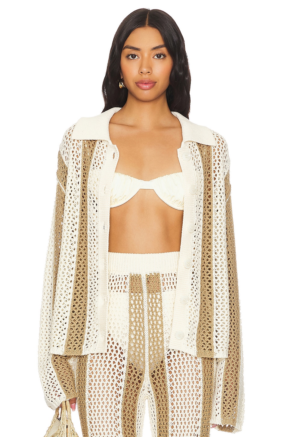 Керим полосатый топ Lovers And Friends, бежевый 
Керим полосатый топ Lovers And Friends, бежевый