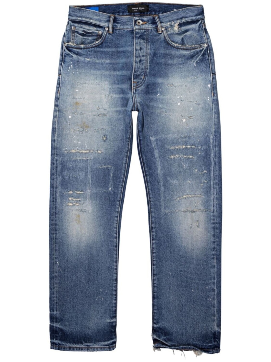 Purple Brand прямые джинсы с эффектом потертости, синий
Purple Brand прямые джинсы с эффектом потертости, синий
