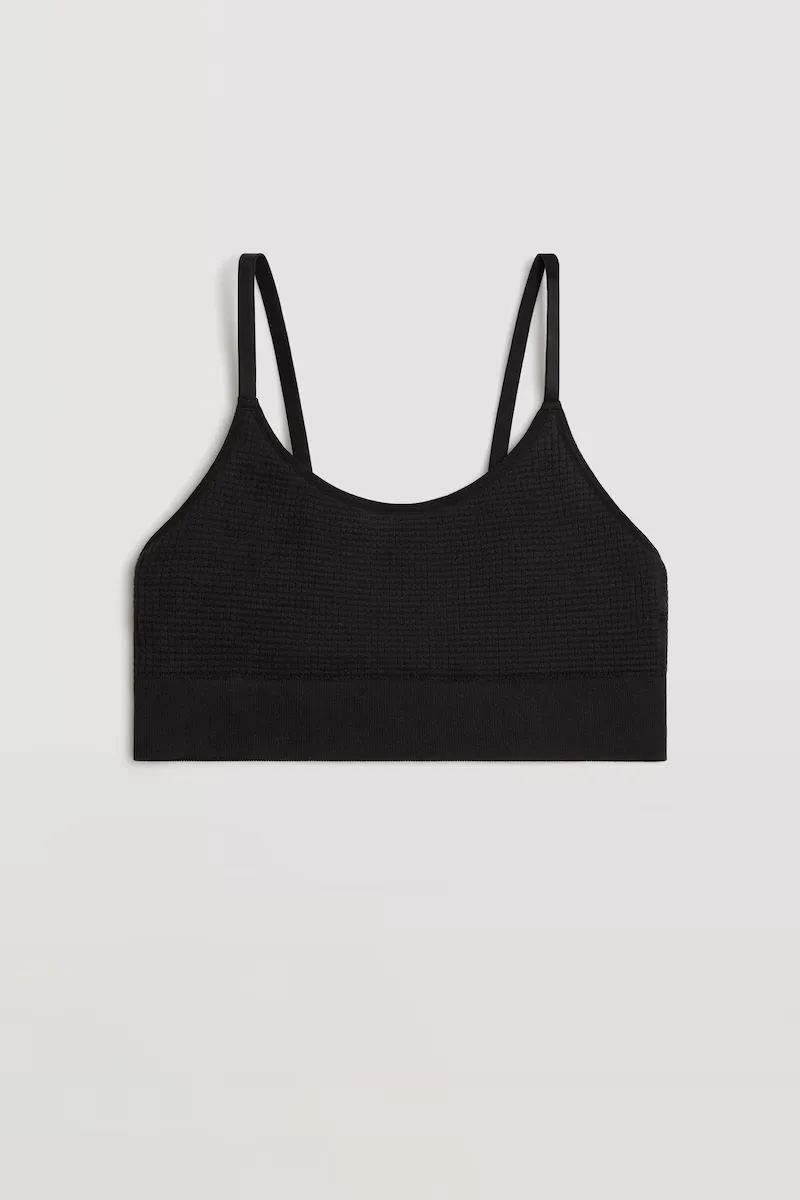 Бесшовный бюстгальтер без косточек, без подкладок, с невидимой отделкой Ysabel Mora, черный