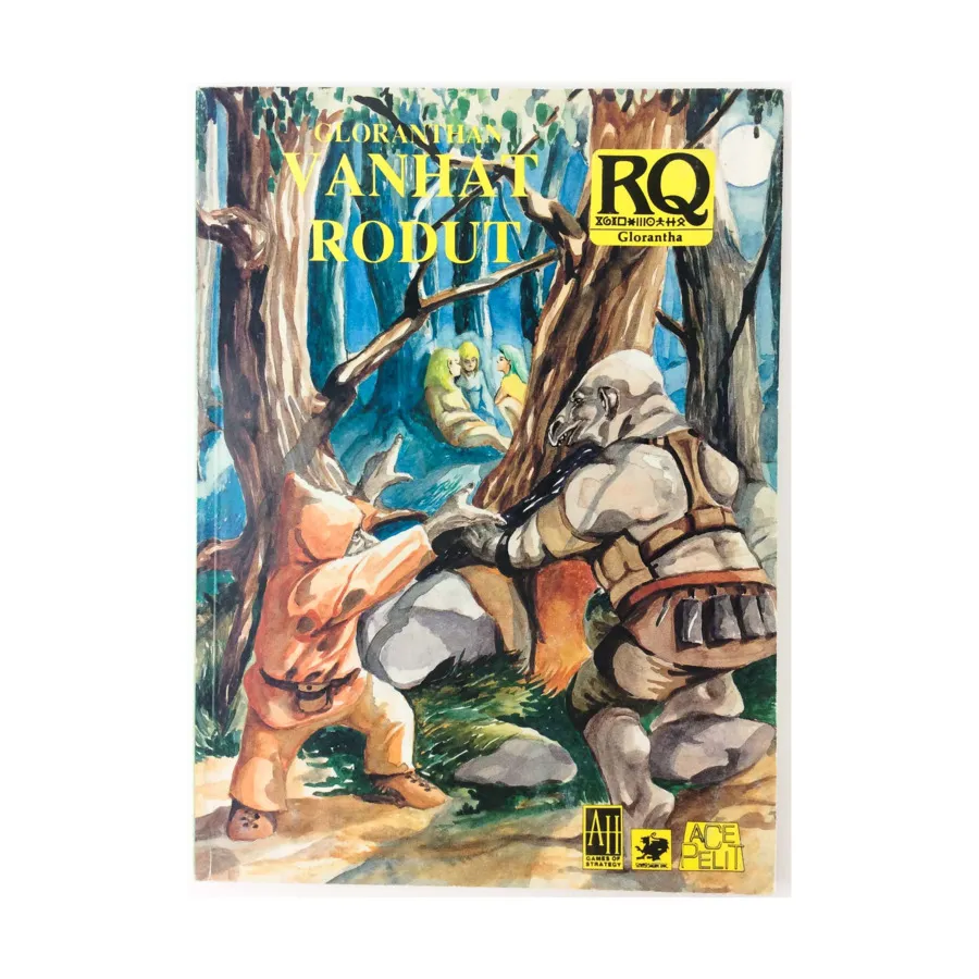 Gloranthan Vanhat Rodut (Elder Races of Glorantha, Finnish Edition), RuneQuest (Avalon Hill), мягкая обложка
Gloranthan Vanhat Rodut (Elder Races of Glorantha, Finnish Edition), RuneQuest (Avalon Hill), мягкая обложка