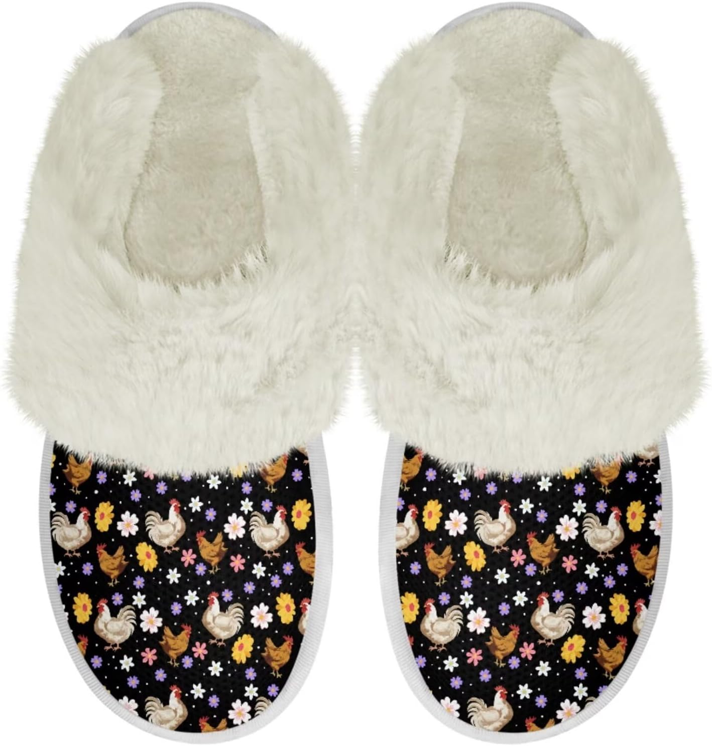 Женские пушистые тапочки Binienty, домашние тапочки для мужчин и женщин, повседневная зимняя обувь для дома, Rooster Floral
Женские пушистые тапочки Binienty, домашние тапочки для мужчин и женщин, повседневная зимняя обувь для дома, Rooster Floral