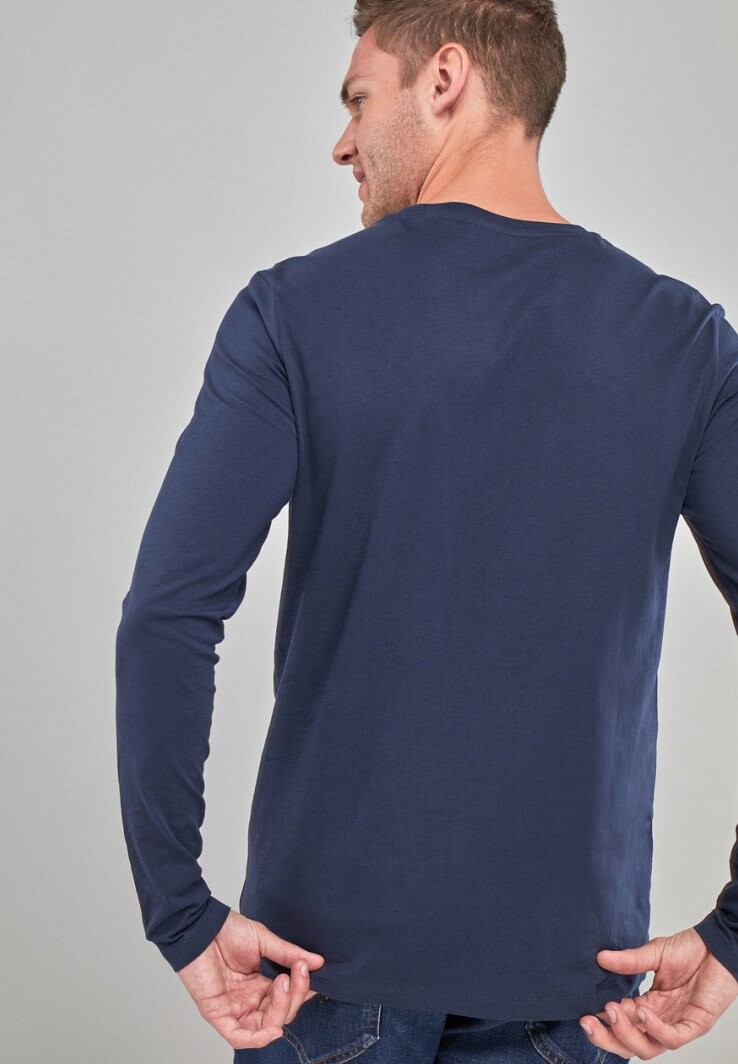 Топ с длинным рукавом Long Sleeve Crew Neck Next, темно-синий
Топ с длинным рукавом Long Sleeve Crew Neck Next, темно-синий