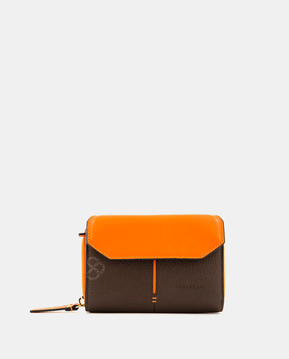 Женский кошелек из коричневой кожи с клапаном Scharlau, коричневый
Женский кошелек из коричневой кожи с клапаном Scharlau, коричневый