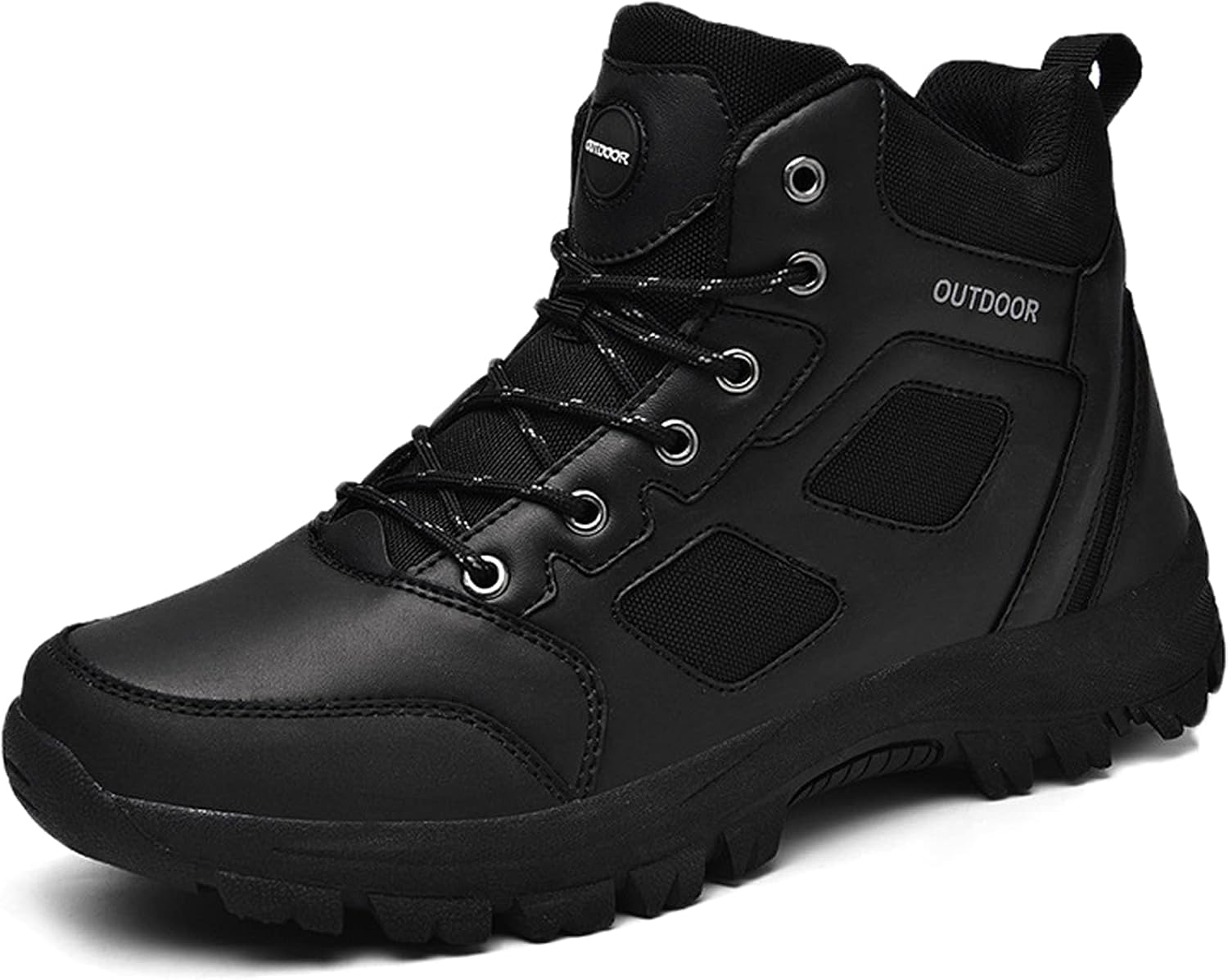 Мужские походные ботинки, шнуровка, водонепроницаемые, противоскользящие, для кемпинга, велосипедных прогулок и активного отдыха на открытом воздухе, горные походные туфли для ходьбы, путешествий и туристических походов- черные Hongrenamz
Мужские походные ботинки, шнуровка, водонепроницаемые, противоскользящие, для кемпинга, велосипедных прогулок и активного отдыха на открытом воздухе, горные походные туфли для ходьбы, путешествий и туристических походов- черные Hongrenamz