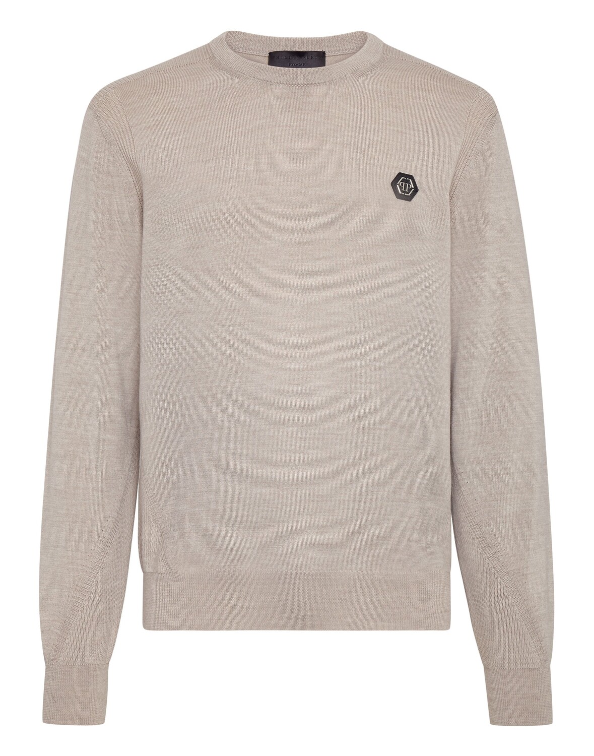 Пуловер с круглым вырезом LS Philipp Plein, бежевый
Пуловер с круглым вырезом LS Philipp Plein, бежевый