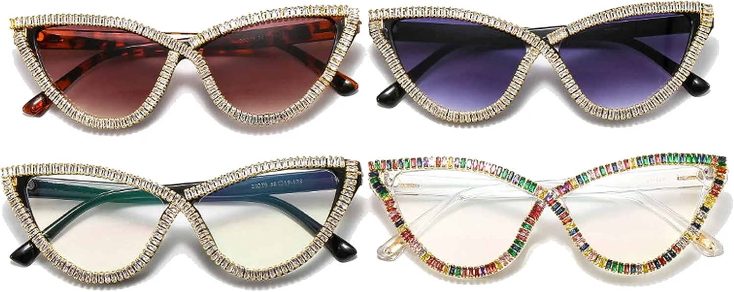 Солнцезащитные очки «кошачий глаз» с кристаллами и бриллиантами, винтажные треугольные очки с металлическими стразами, блестящие очки для женщин COTIA, Leopard
Солнцезащитные очки «кошачий глаз» с кристаллами и бриллиантами, винтажные треугольные очки с металлическими стразами, блестящие очки для женщин COTIA, Leopard