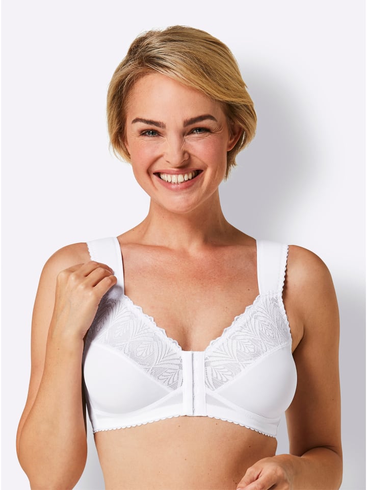 Бюстгальтер с застежкой спереди без косточек, белый цвет WITT WEIDEN
Бюстгальтер с застежкой спереди без косточек, белый цвет WITT WEIDEN