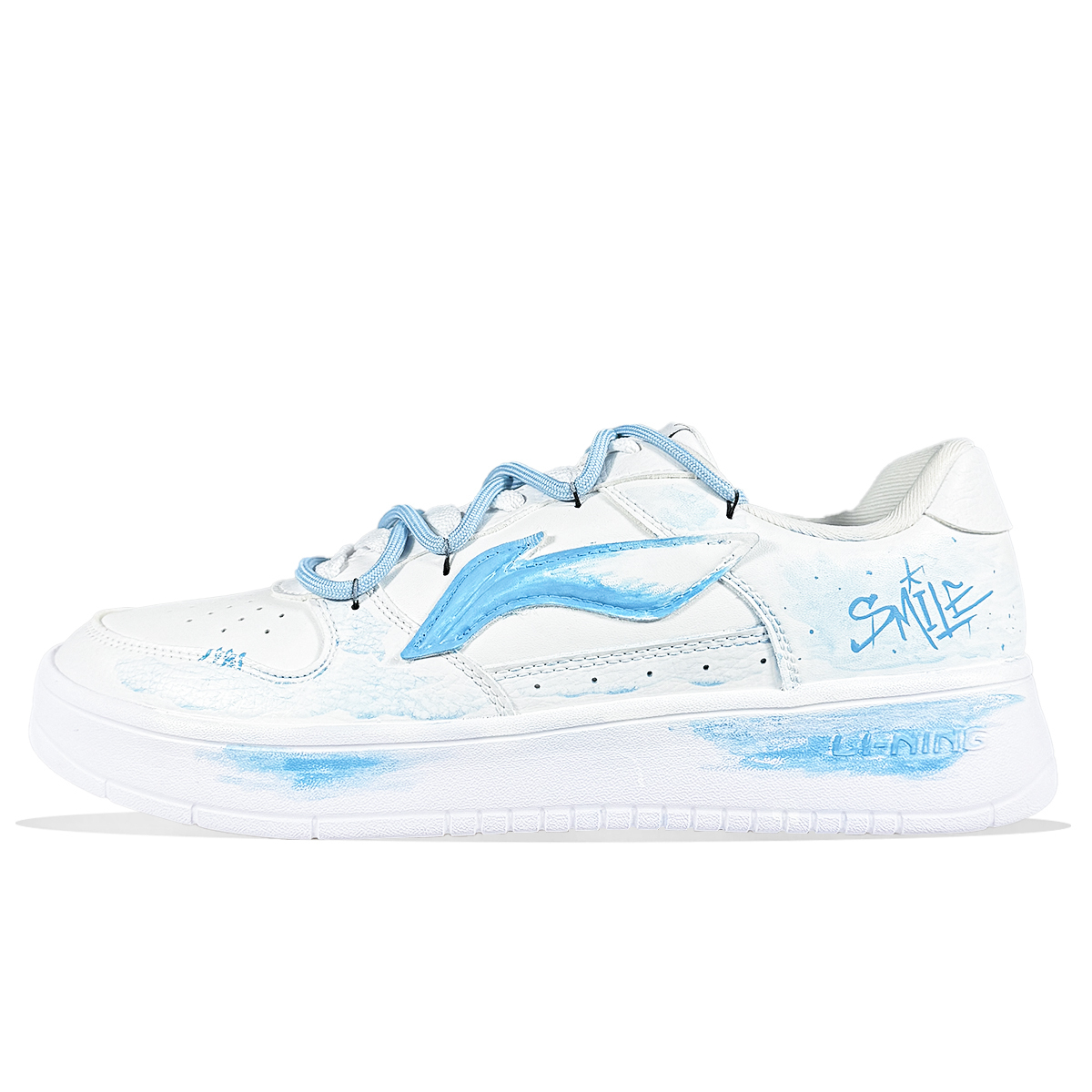 LINING Pontoon Boats Cushioning Abrasion Resistant Breathable Low top Skateboard Shoes Men's Blue White
LINING Pontoon Boats Cushioning Abrasion Resistant Breathable Low top Skateboard Shoes Men's Blue White