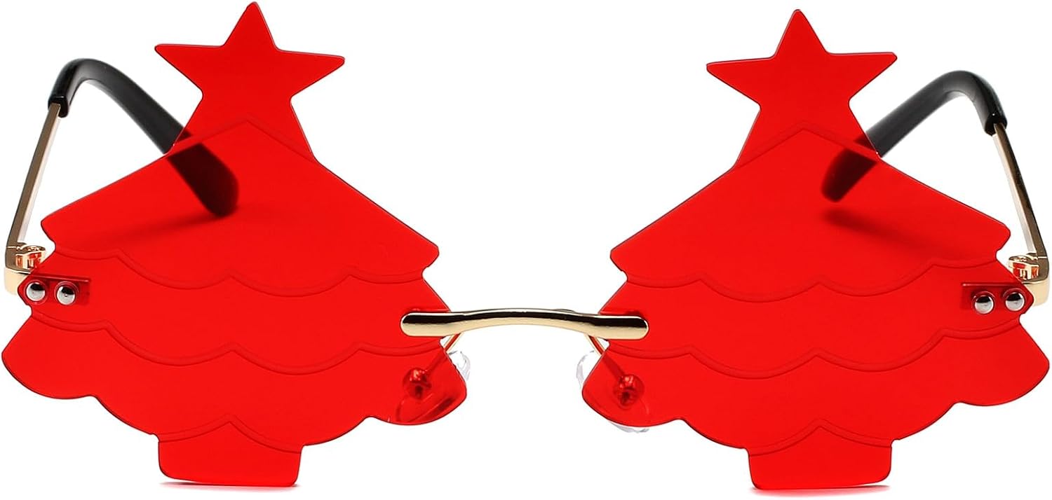 Солнцезащитные очки LASPOR в форме снежинки для женщин и мужчин, милые, без оправы, для Хэллоуина, Рождества, вечеринки, выпускного бала. Аксессуары, Christmas Tree-red
Солнцезащитные очки LASPOR в форме снежинки для женщин и мужчин, милые, без оправы, для Хэллоуина, Рождества, вечеринки, выпускного бала. Аксессуары, Christmas Tree-red