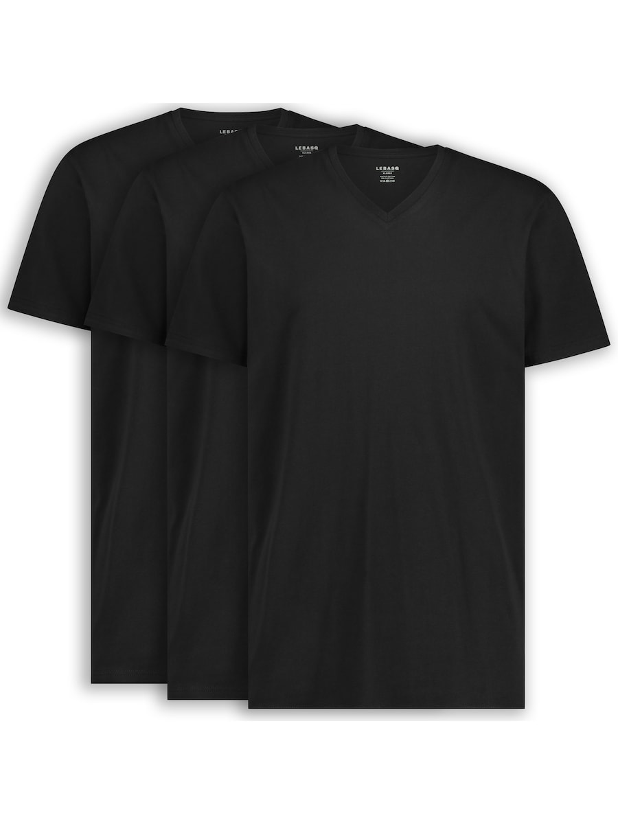 Рубашка LEBASQ Davis V Neck Long Fit, черный
Рубашка LEBASQ Davis V Neck Long Fit, черный