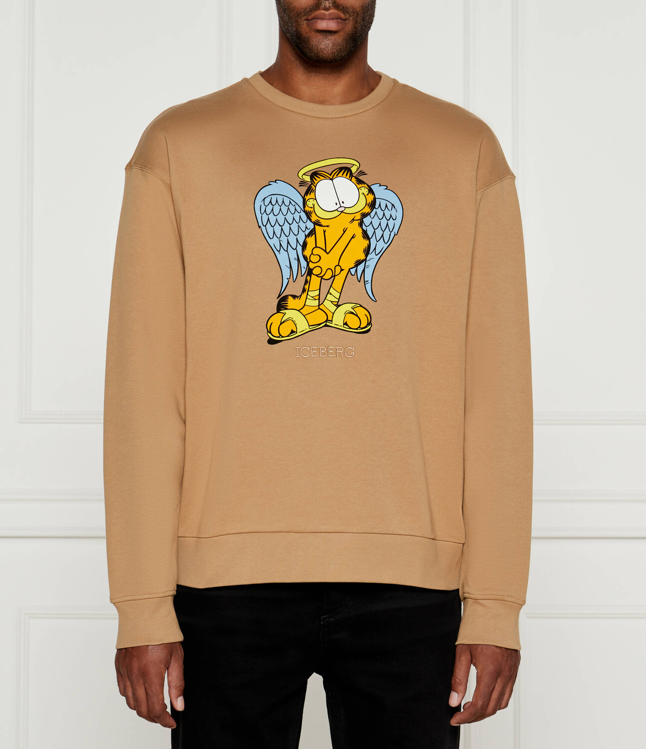 Толстовка Iceberg ICEBERG X GARFIELD Regular Fit, бежевый 
Толстовка Iceberg ICEBERG X GARFIELD Regular Fit, бежевый
