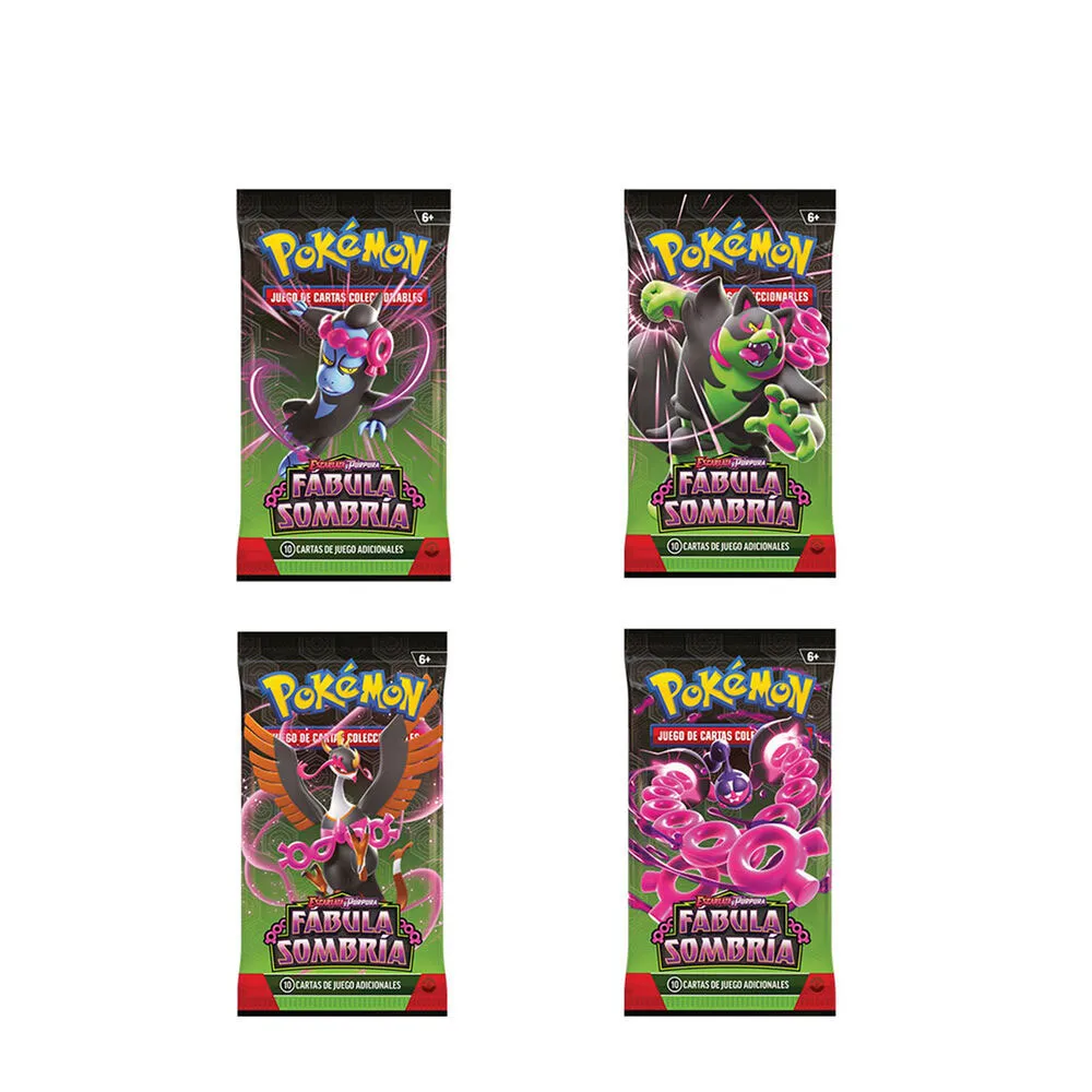 Набор коллекционных карточек Pokemon Trading Card Game Twilight Masquerade Booster Bundle Trading Card на испанском языке, мультиколор
Набор коллекционных карточек Pokemon Trading Card Game Twilight Masquerade Booster Bundle Trading Card на испанском языке, мультиколор