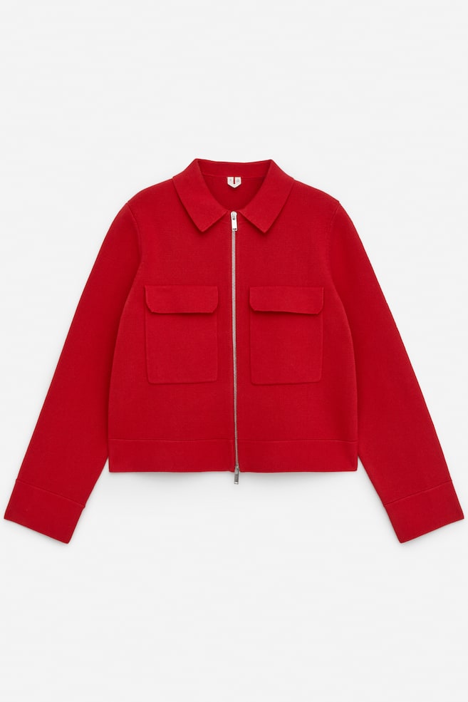 Хлопковый кардиган Arket, красный
Хлопковый кардиган Arket, красный