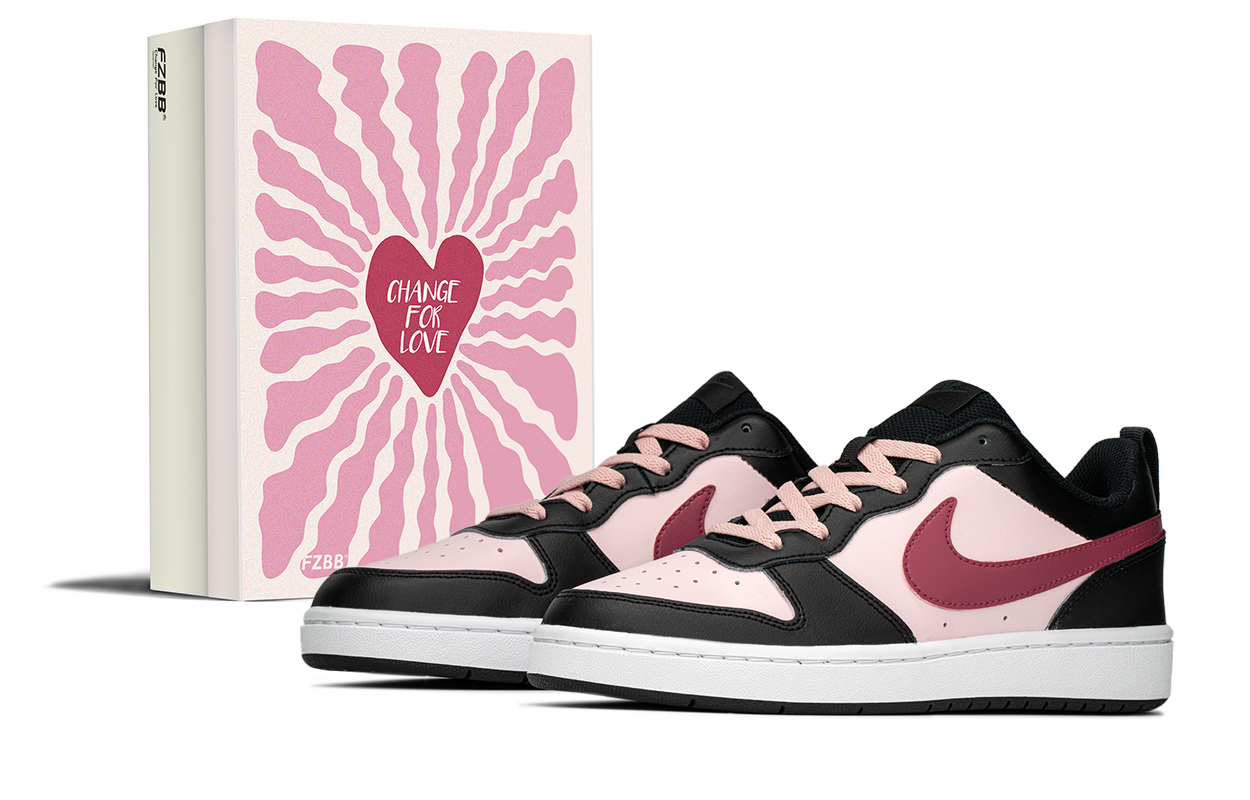 Кроссовки для скейтбординга Court Borough Kids' Grade School Nike, черно-розовые
Кроссовки для скейтбординга Court Borough Kids' Grade School Nike, черно-розовые