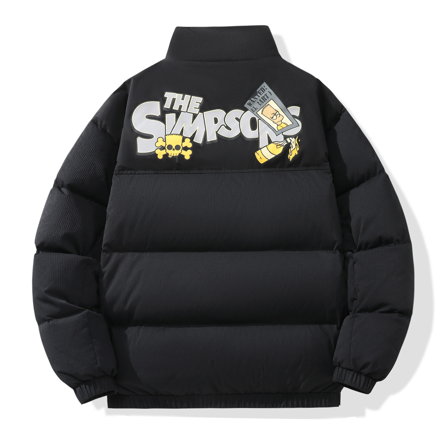 The Simpsons Пуховик унисекс «Симпсоны», Светло-серый 
The Simpsons Пуховик унисекс «Симпсоны», Светло-серый