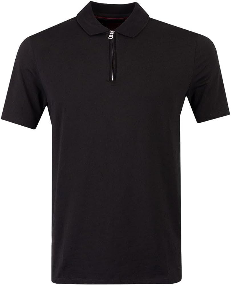 Футболка-поло с коротким рукавом Hugo Boss Hugo Men's Dekok233 черная с застежкой-молнией на половину длины
Футболка-поло с коротким рукавом Hugo Boss Hugo Men's Dekok233 черная с застежкой-молнией на половину длины