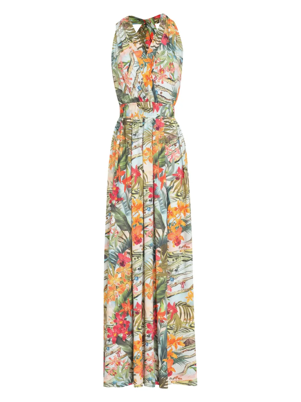 Платье макси с вырезом халтер и цветочным принтом Lygia & Nanny, зеленый
Платье макси с вырезом халтер и цветочным принтом Lygia & Nanny, зеленый