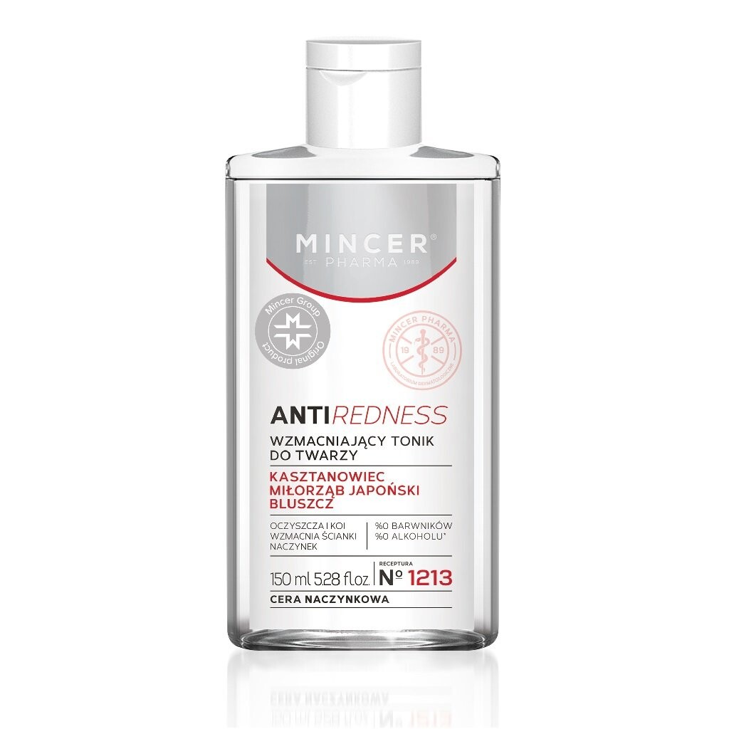 Mincer Pharma, Укрепляющий тоник для лица Anti Redness № 1213, 150 мл
Mincer Pharma, Укрепляющий тоник для лица Anti Redness № 1213, 150 мл