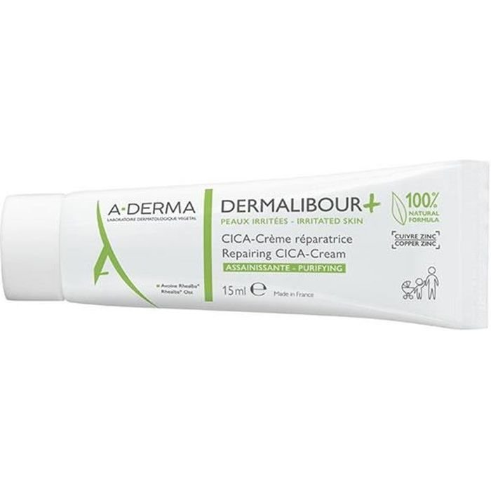 A-Derma Dermalibour+ Cica-очищающий восстанавливающий крем 15 мл
A-Derma Dermalibour+ Cica-очищающий восстанавливающий крем 15 мл