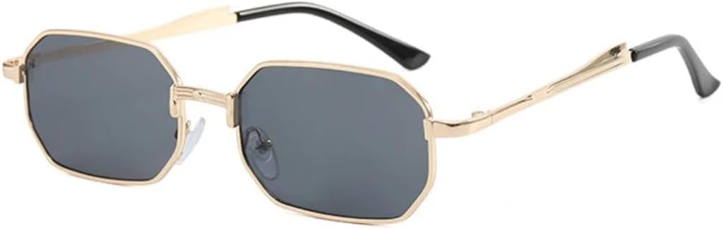 Солнцезащитные очки с защитой UV400 | Металлическая панк-оправа, маленькая | для женщин и мужчин, для занятий спортом на открытом воздухе и вождения DSVIGF, Gold-black
Солнцезащитные очки с защитой UV400 | Металлическая панк-оправа, маленькая | для женщин и мужчин, для занятий спортом на открытом воздухе и вождения DSVIGF, Gold-black